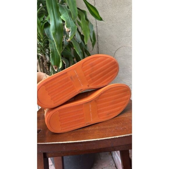 DANIEL PATRICK Size 9 Men's Orange Low Top Shoes Designer Used - Picture 10 of 11